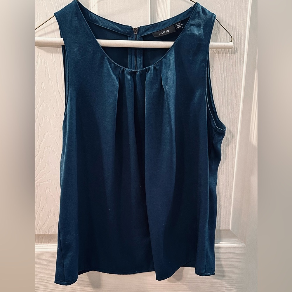 Apt. 9 Satiny Teal Top